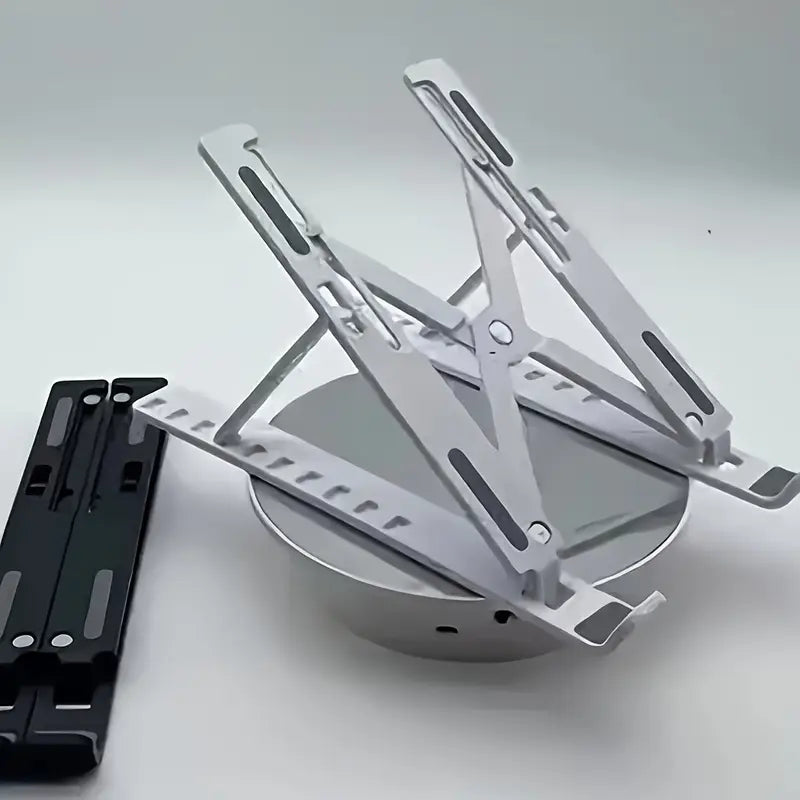 Adjustable Height Laptop Stand – Portable Foldable Cooling Base for Desk MUVAYA