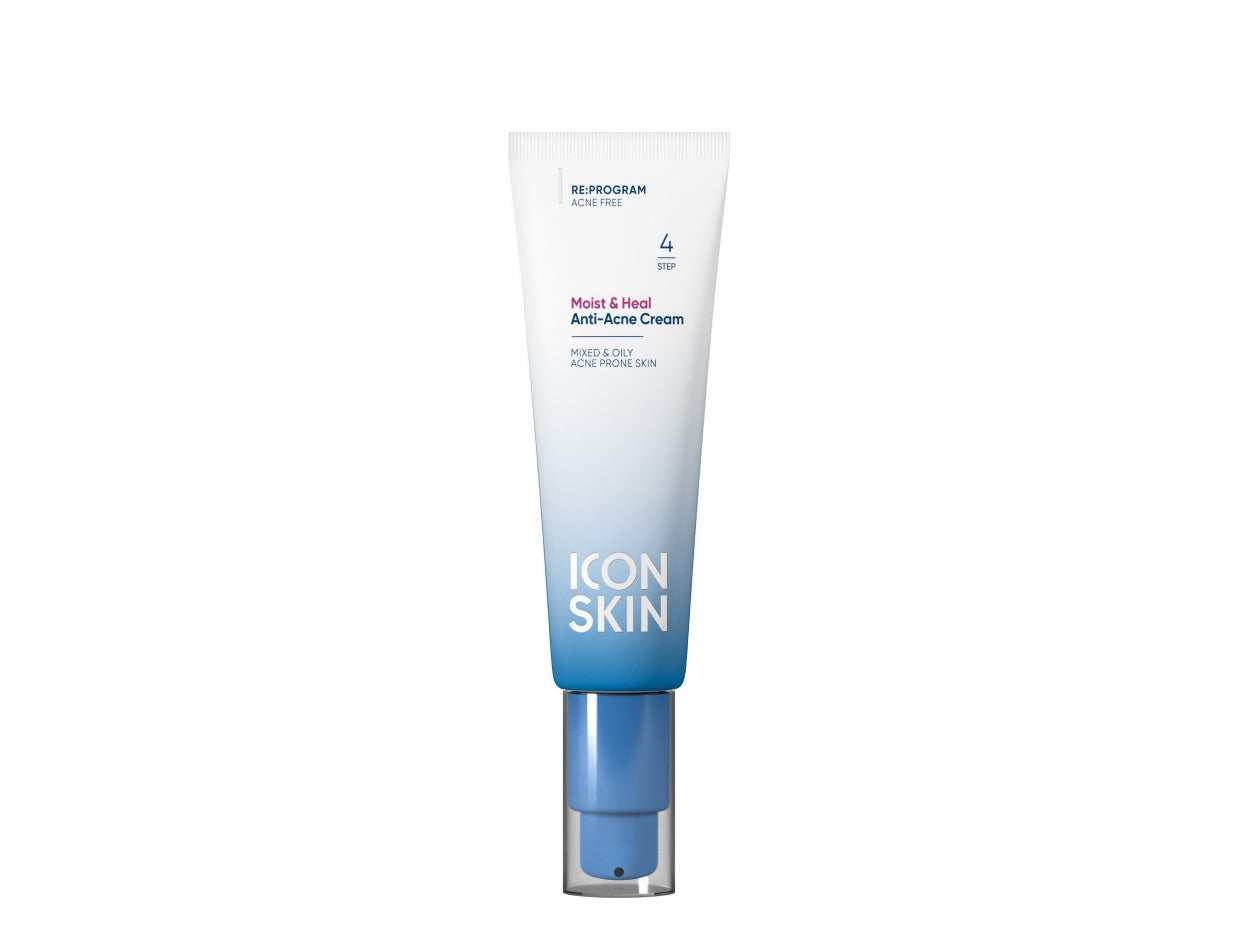 ICON SKIN - Moist & Heal Anti-Acne Cream - 50 ml