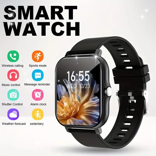 Full Touch Smartwatch with Wireless Calling and Fitness Tracker MUVAYA
