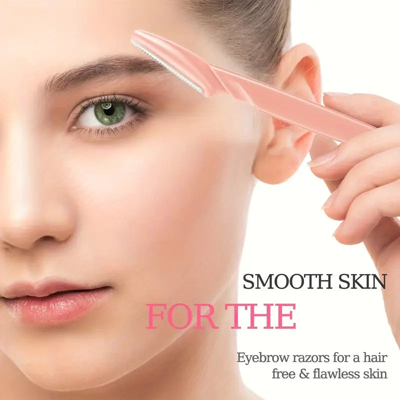 4pcs Stainless Steel Eyebrow Razor Set MUVAYA