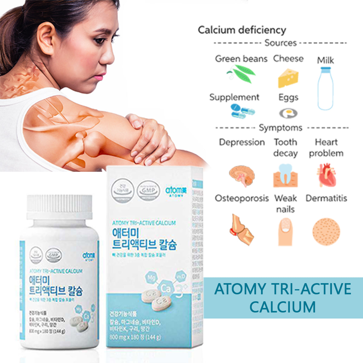 ATOMY Daily Mineral Blend – 90 Tablets Atomy