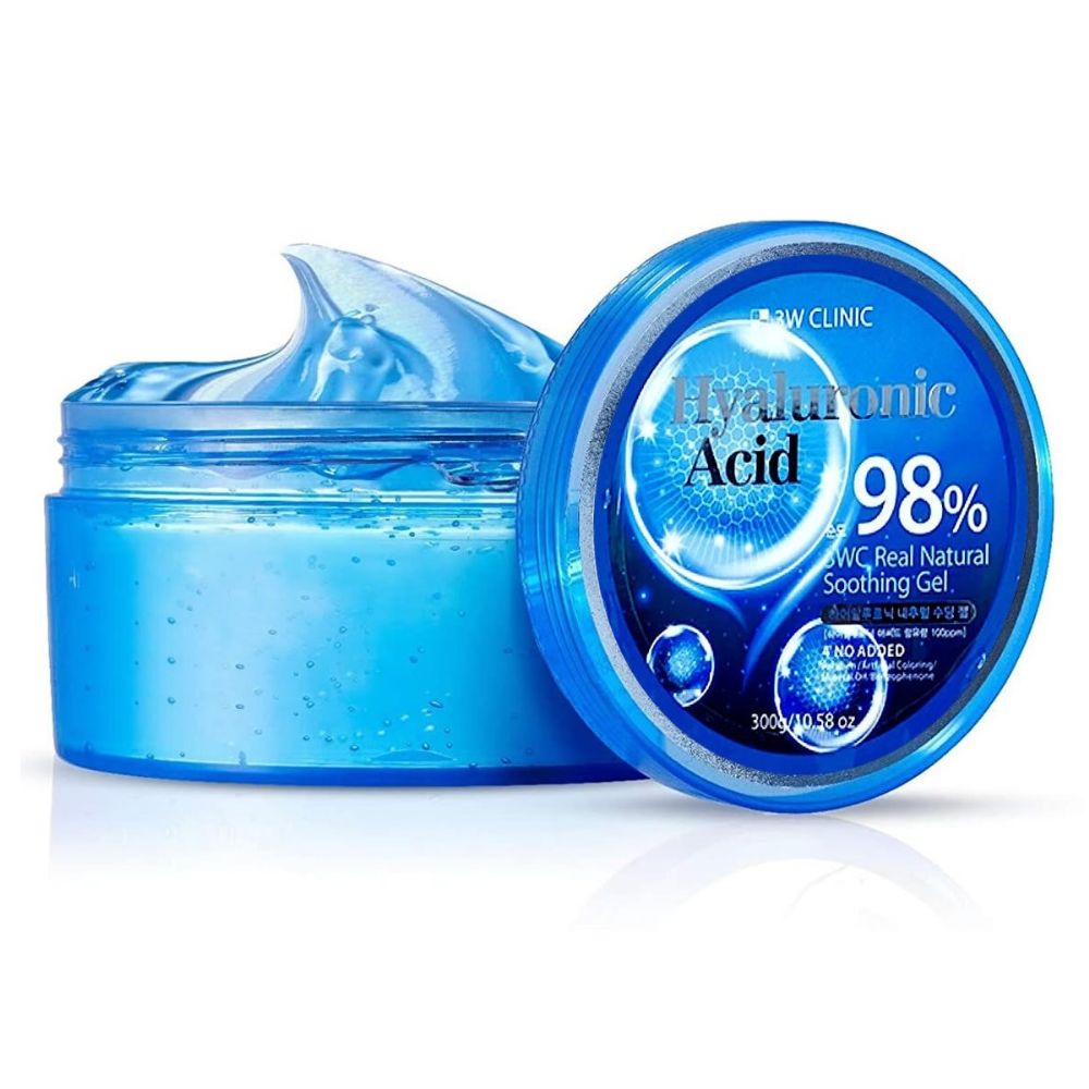 3W Clinic Face and Body Gel with Hyaluronic Acid and Collagen Soothing Gel - 300g 3W Clinic