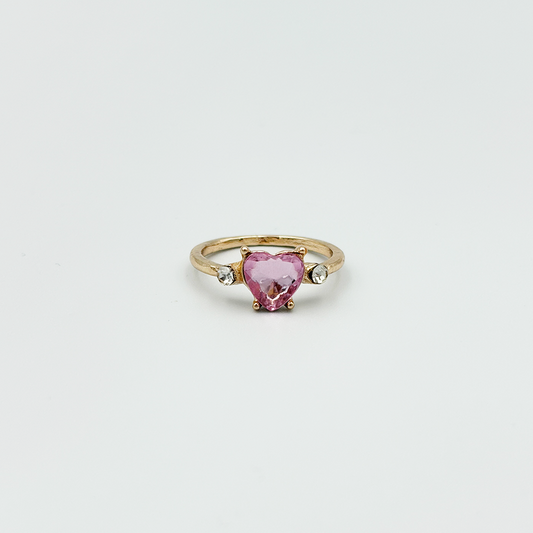 Embellish Pink Heart Ring MUVAYA