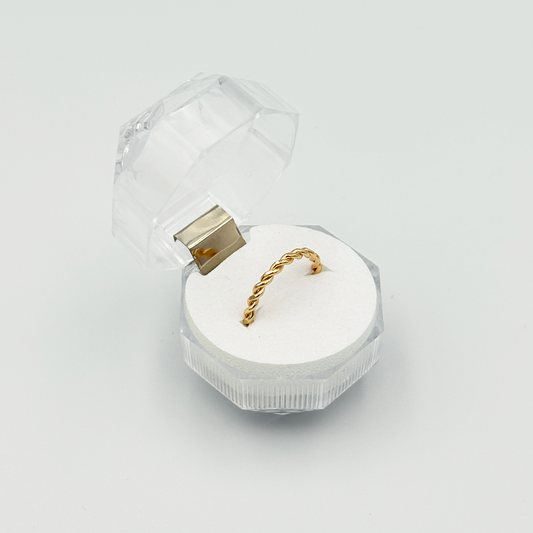 Twisted Gold Ring MUVAYA