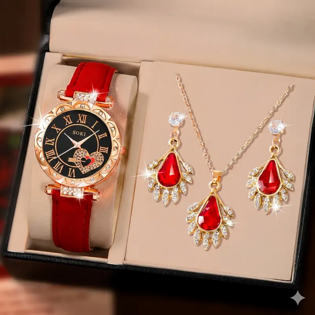 4pcs Vintage French Style Jewelry Set for Women MUVAYA