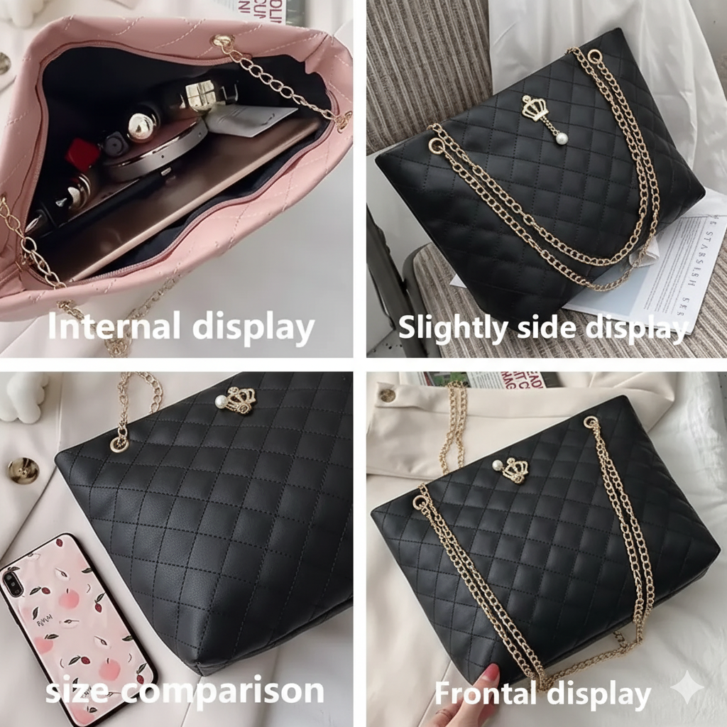 Women’s Shoulder Bag with Chain Strap MUVAYA