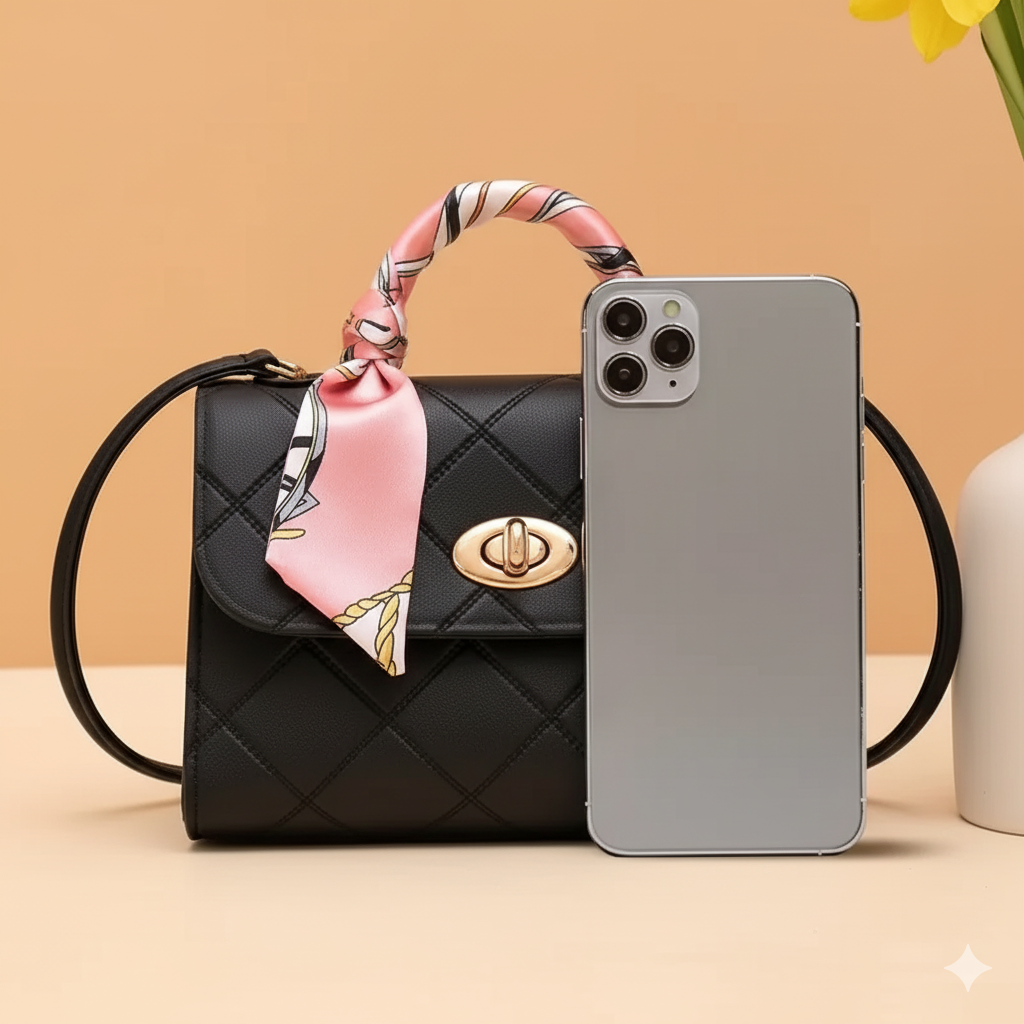 Stylish Quilted Handbag MUVAYA