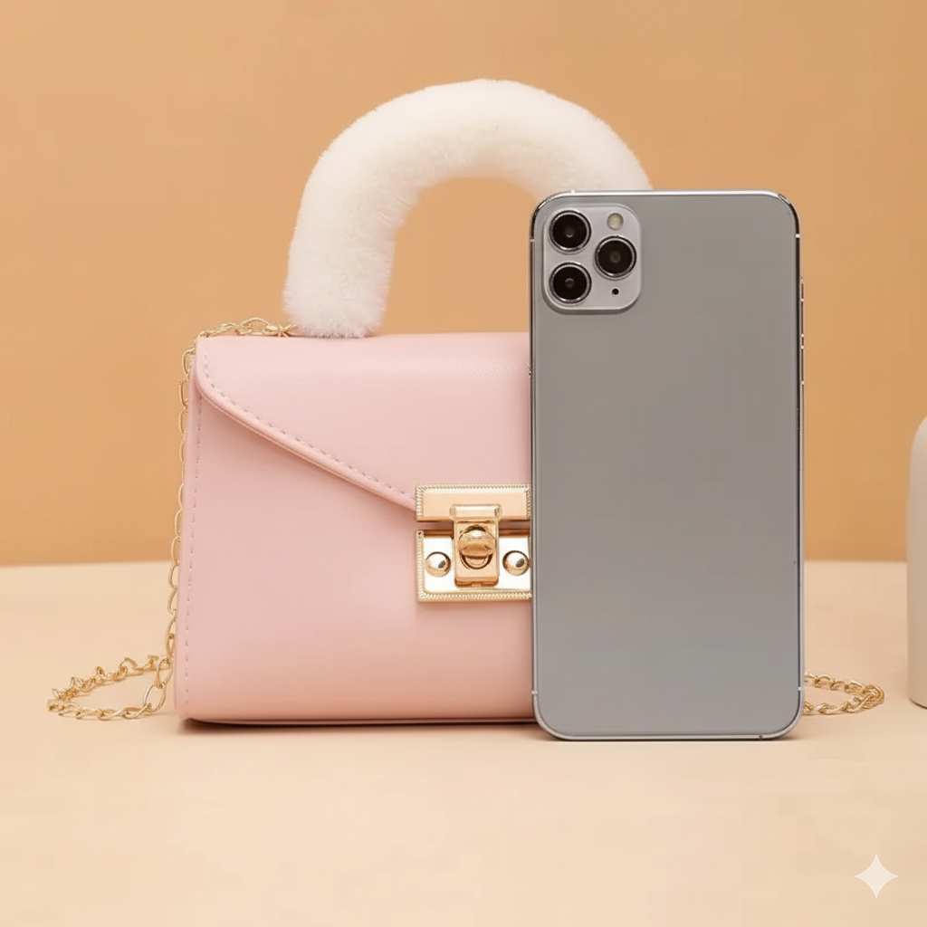 Small Square Bag with Chain Strap MUVAYA