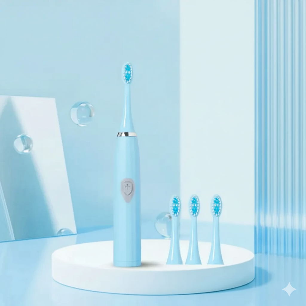 Electric Toothbrush Set with 8 Brush Heads MUVAYA