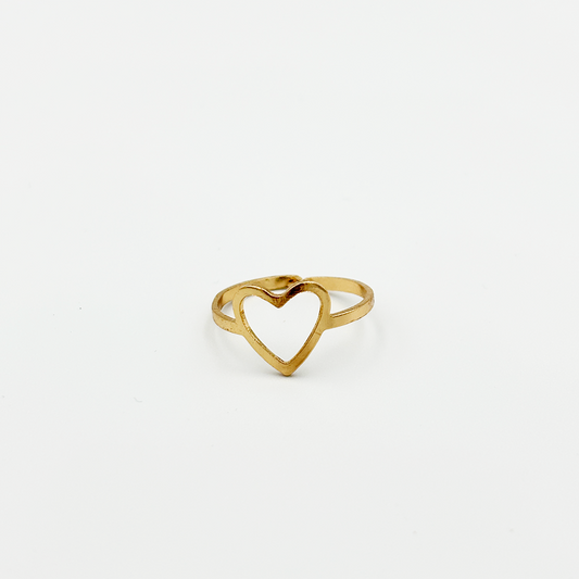 Gold Heart Ring MUVAYA