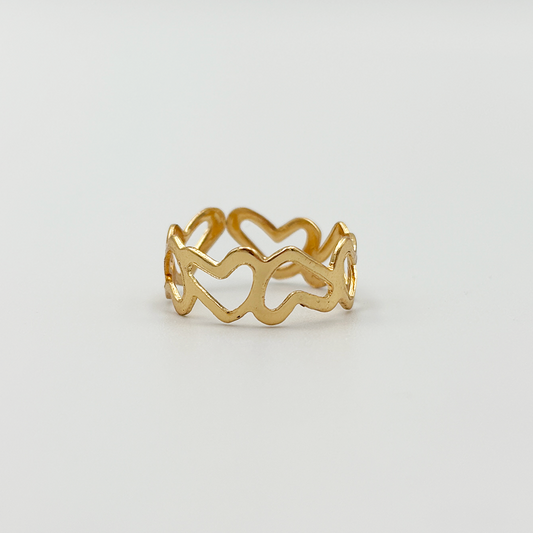 Heart Band Ring MUVAYA