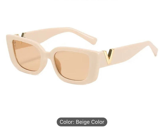 Vintage Rectangle Glasses MUVAYA