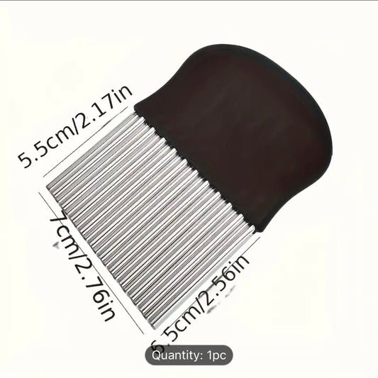 Stainless Steel Wavy Crinkle Slicer MUVAYA