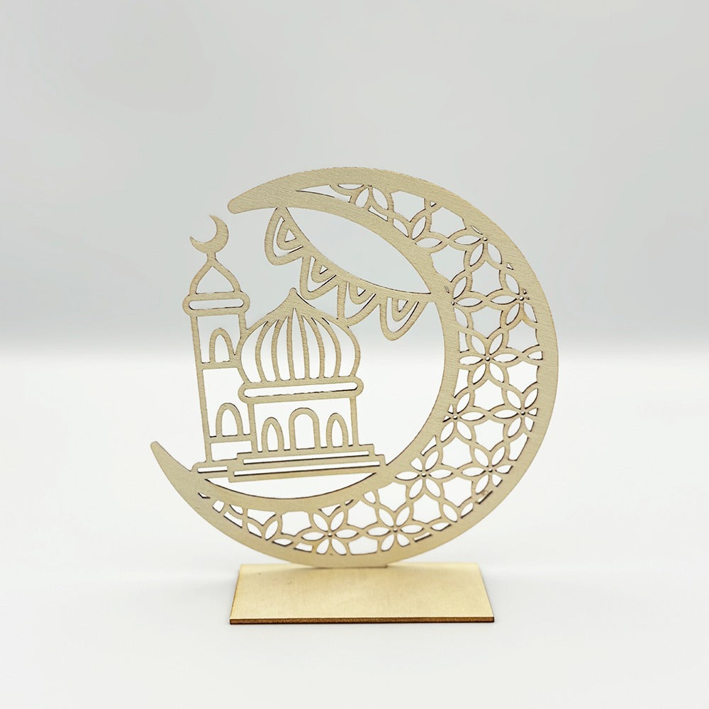 Eid Celebration Wooden Decor - Flag Palace MUVAYA