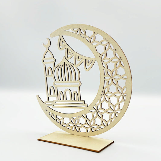 Eid Celebration Wooden Decor - Flag Palace MUVAYA