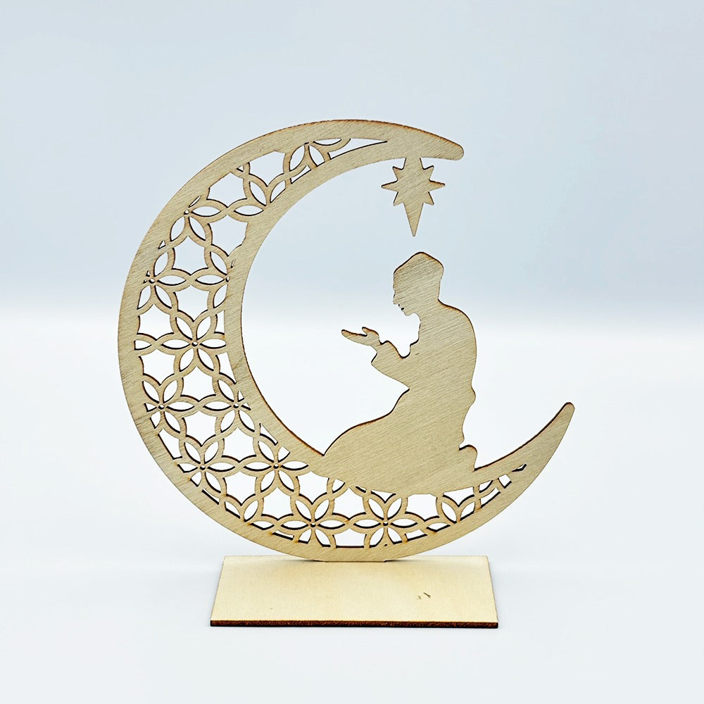 Eid Celebration Wooden Decor - Pray MUVAYA