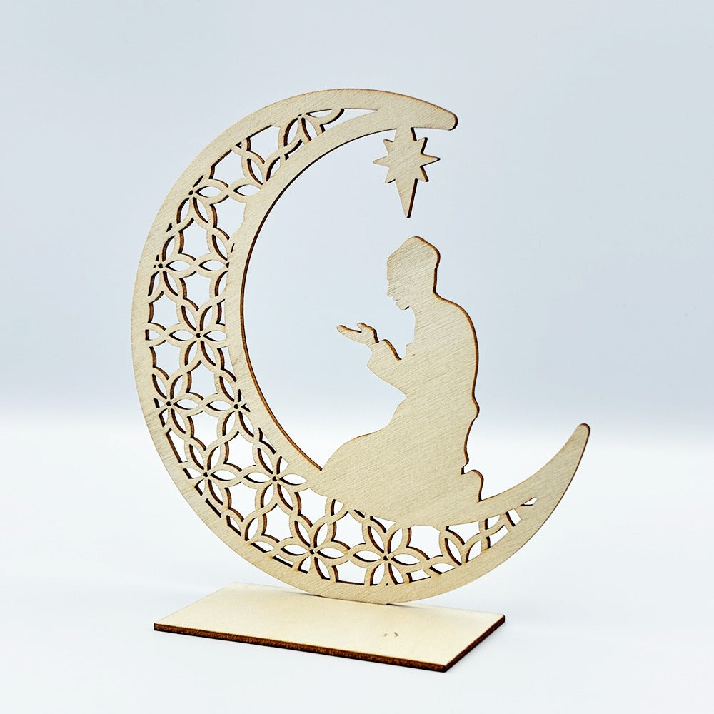 Eid Celebration Wooden Decor - Pray MUVAYA