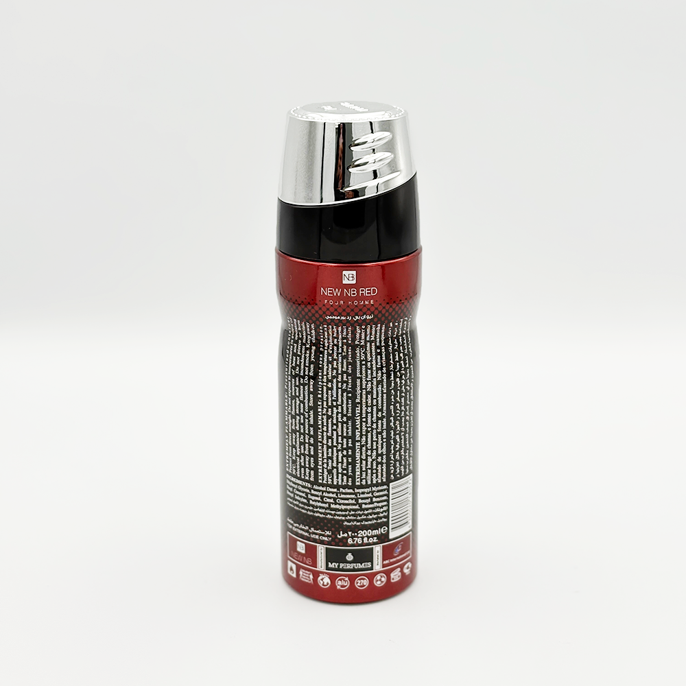 NEW NB Red Perfume Spray for Men – 200ml New NB