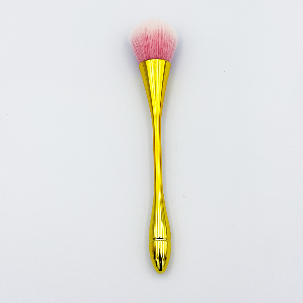Rose Gold Powder & Highlighter Brush MUVAYA