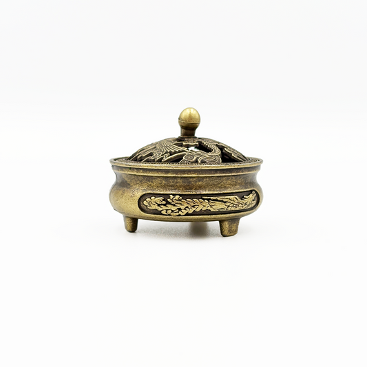 Mini Copper Brass Incense Burner MUVAYA