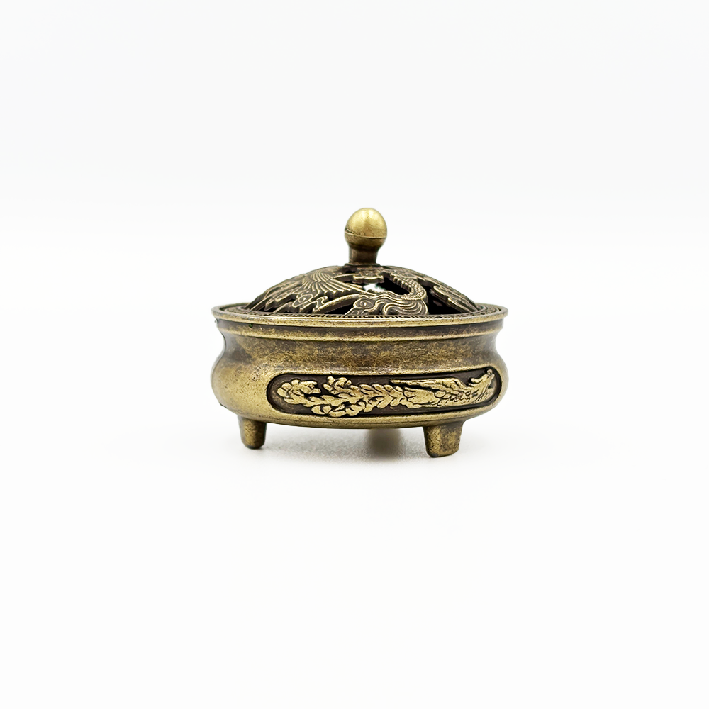 Mini Copper Brass Incense Burner MUVAYA