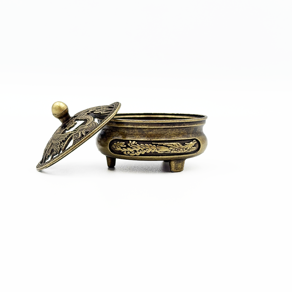 Mini Copper Brass Incense Burner MUVAYA