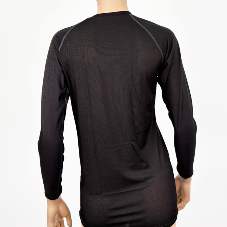 Lady´s CrewNeck LongSleeve Back Mesh T-Shirt MUVAYA