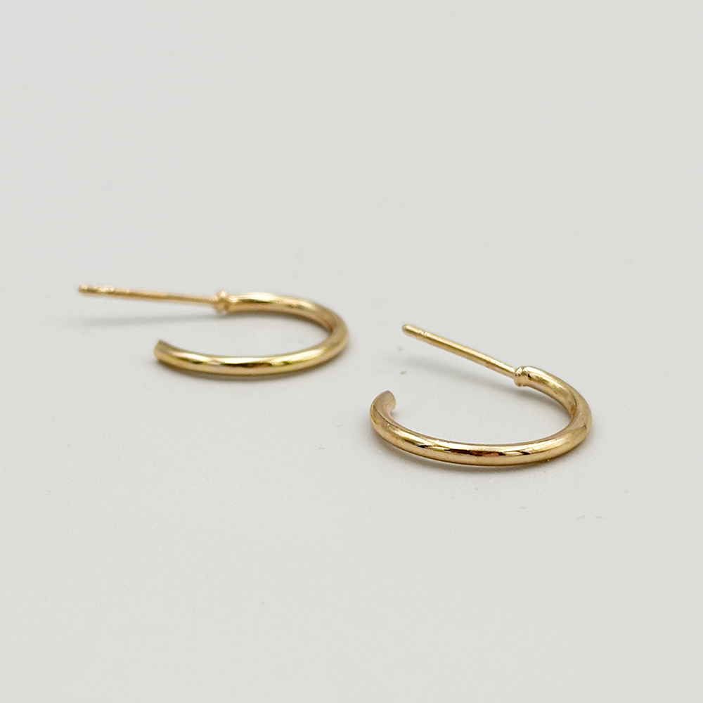 Open Hoop Stud Earrings MUVAYA