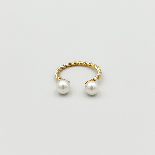 Double Pearl Ring MUVAYA