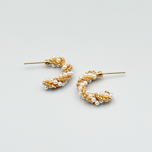 Elegance Hoops Earrings MUVAYA