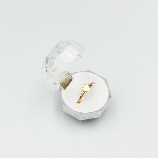 Tiny Heart Gold Ring MUVAYA