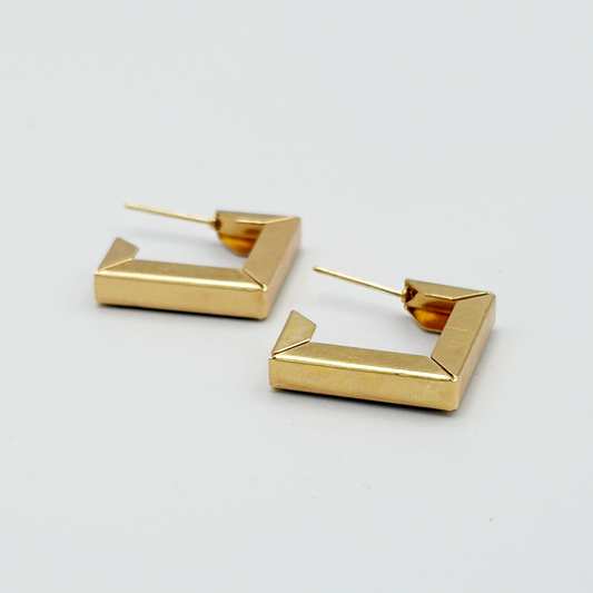 Geometric Hoop Earrings MUVAYA