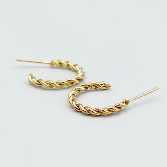 Golden Spirals Earrings MUVAYA