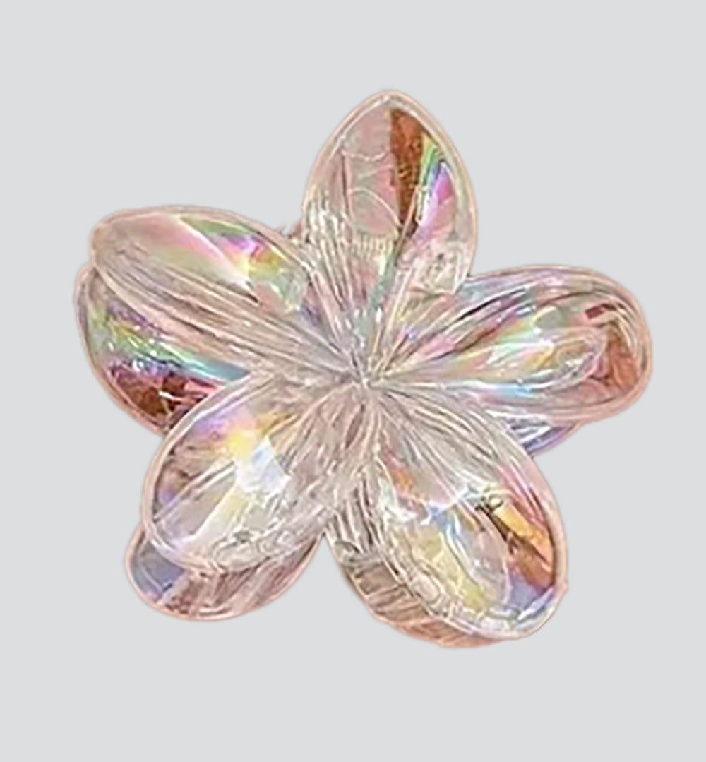1pc Elegant Iridescent Flower Hair Clip MUVAYA