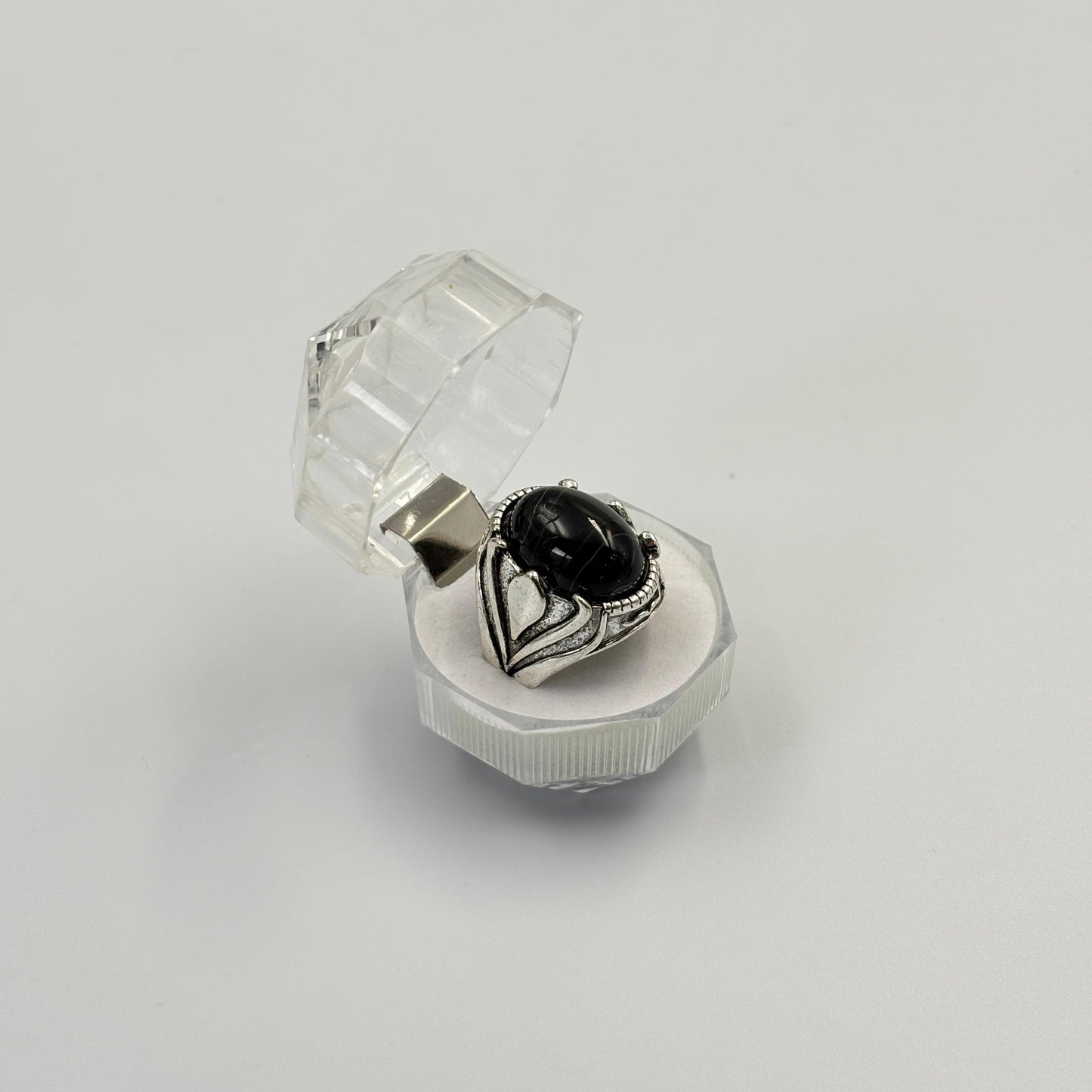 Unisex Gemstone Natural Stone Tiger Eye Ring MUVAYA