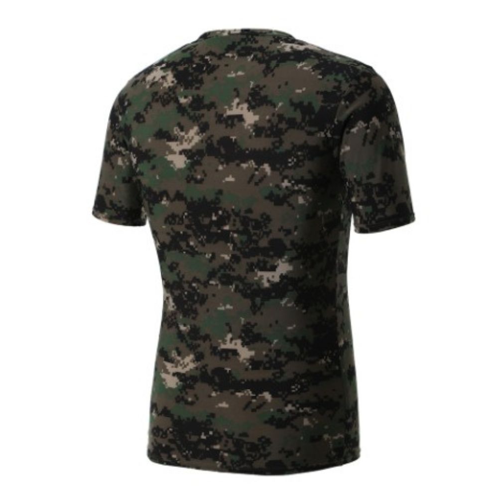Men's Tactical V-Neck T-Shirt with UV Protection MUVAYA