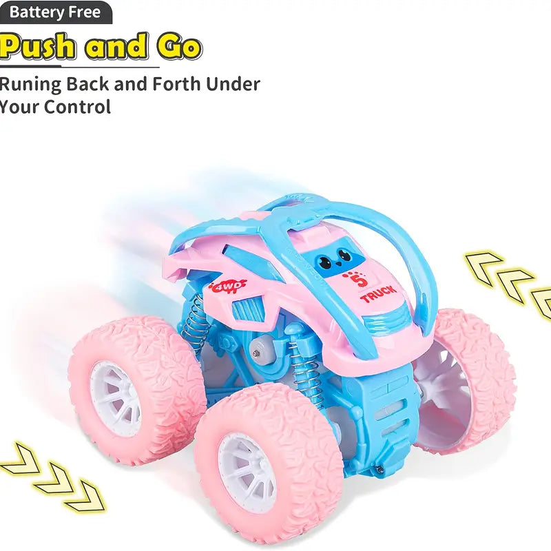 Colorful Macaron Monster Truck Toy – Durable and Fun Vehicle for Kids MUVAYA