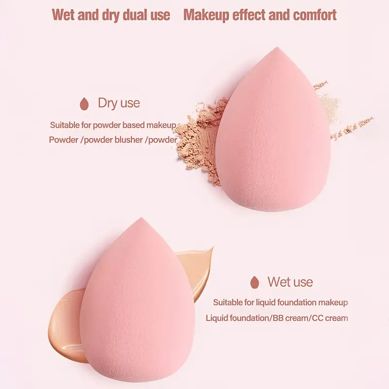 21Pcs Pink Makeup Kit – Soft Brushes, Makeup Blenders & Large Travel Bag MUVAYA