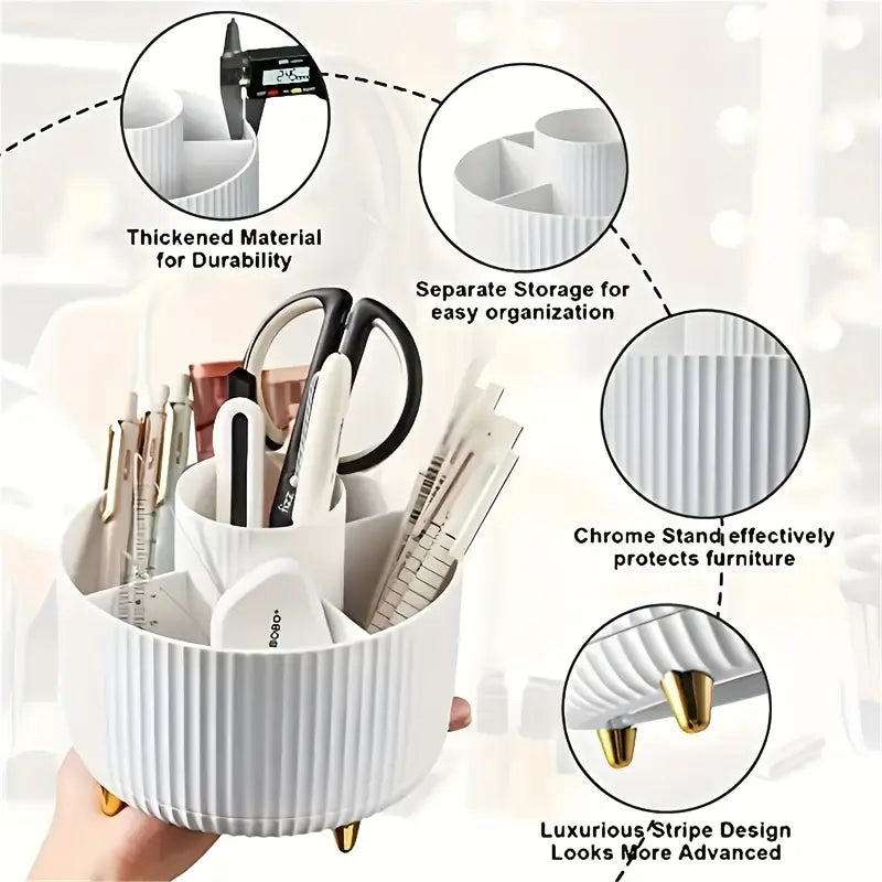 360° Rotating Makeup Organizer MUVAYA