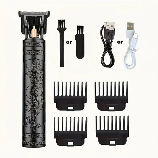 Wireless Electric Hair Clipper with 4-in-1 Cordless Trimmer MUVAYA