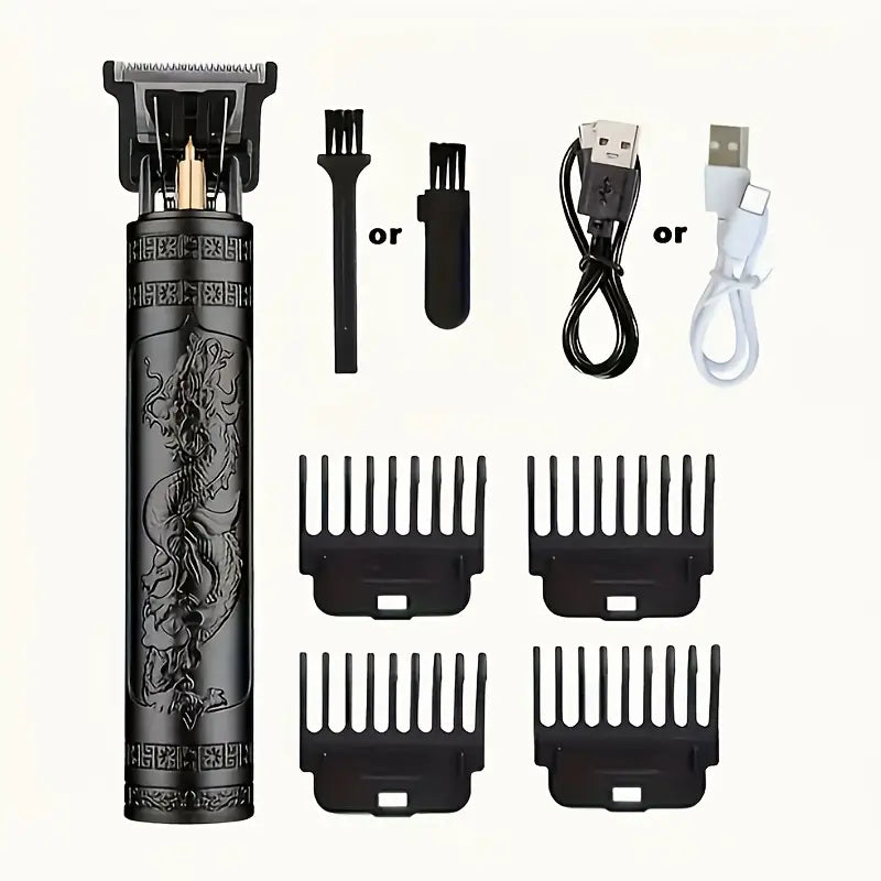 Wireless Electric Hair Clipper with 4-in-1 Cordless Trimmer MUVAYA