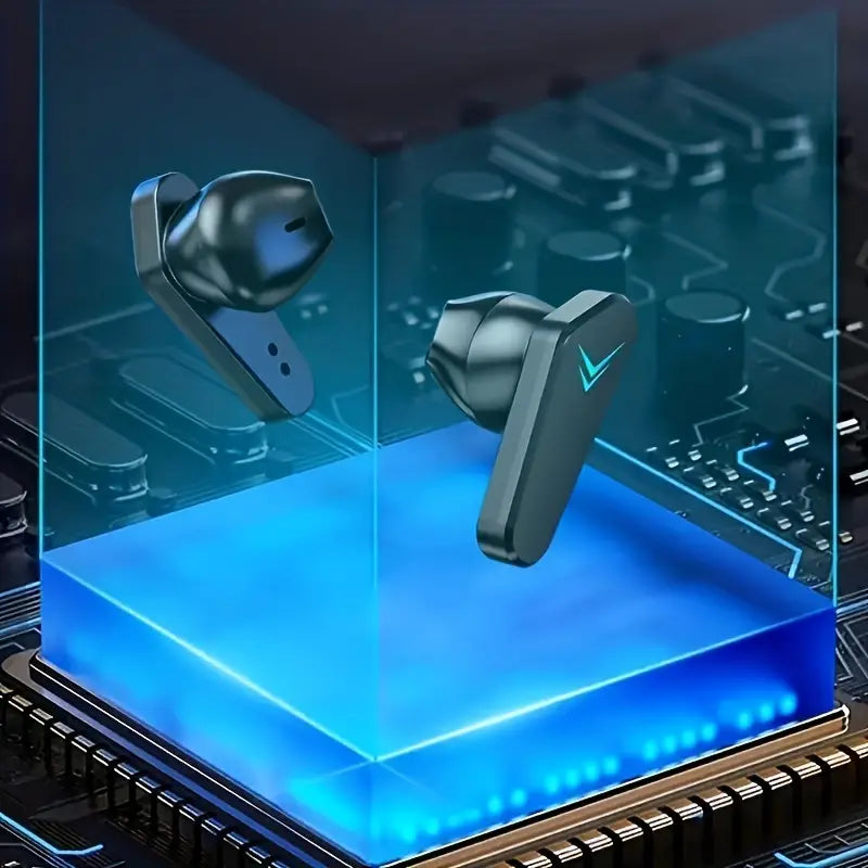 Wireless Earphones with LED Display Touch Control MUVAYA