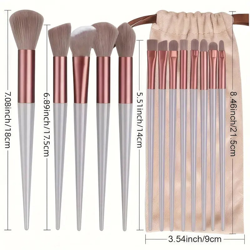 Professional Makeup Brush Set 13pcs MUVAYA
