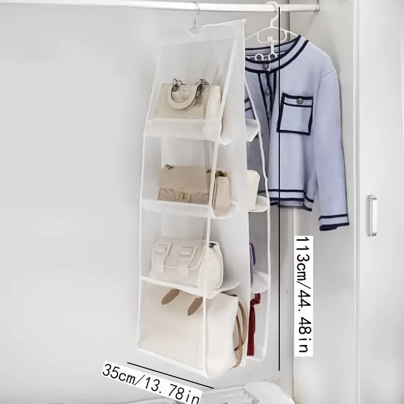 6-Pocket Hanging Handbag Organizer MUVAYA