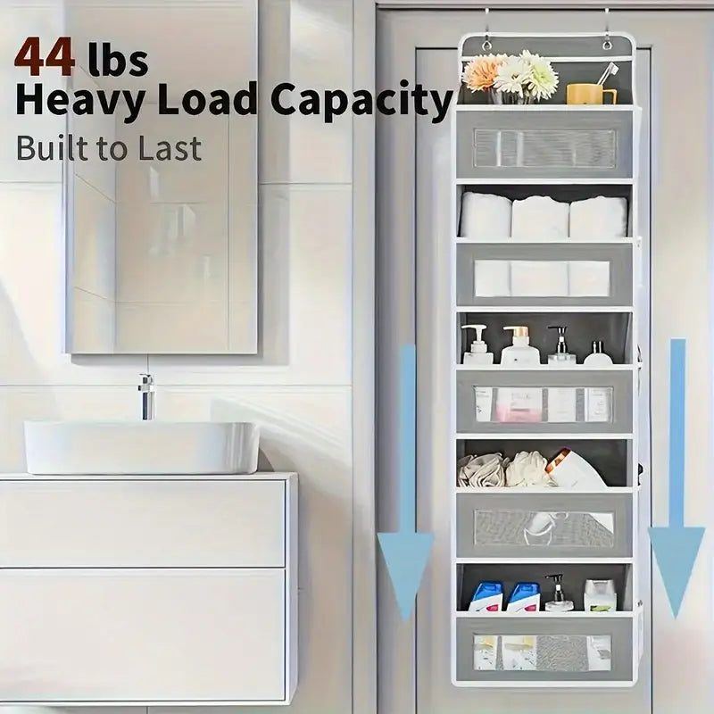Heavy-Duty 5-Tier Behind-Door Organizer Rack MUVAYA