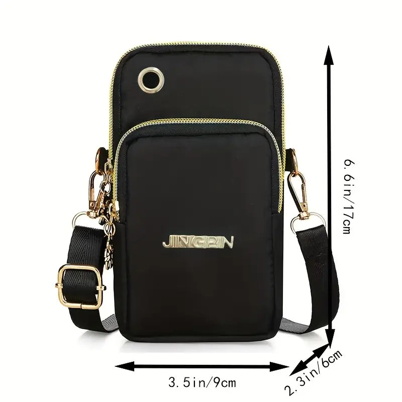 Unisex Lightweight Nylon Crossbody Phone Bag MUVAYA