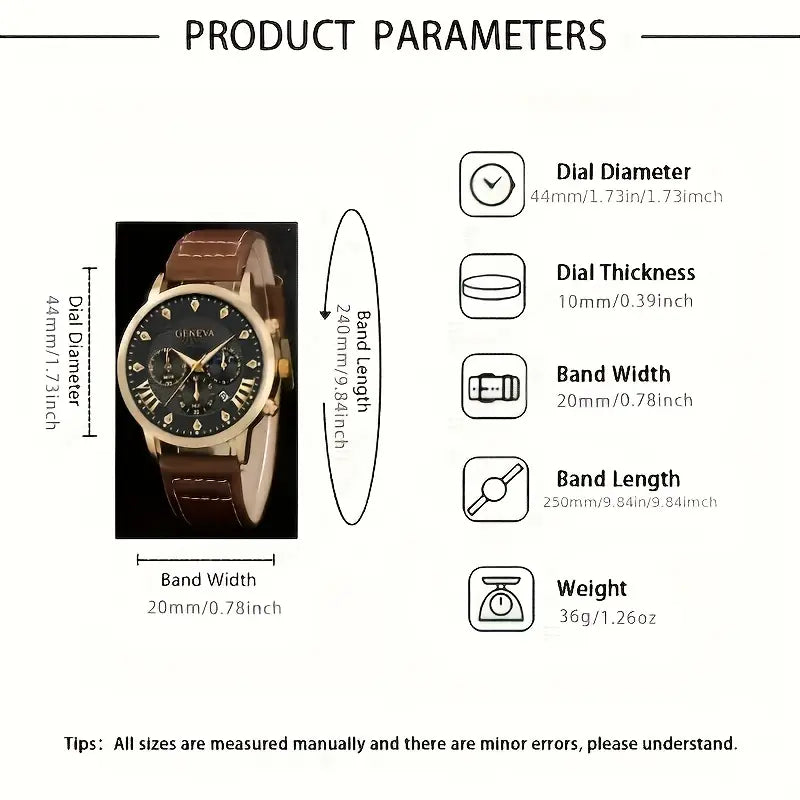 4pcs Fashionable Alloy Case Wristwatch and Scorpion Bracelet Set MUVAYA