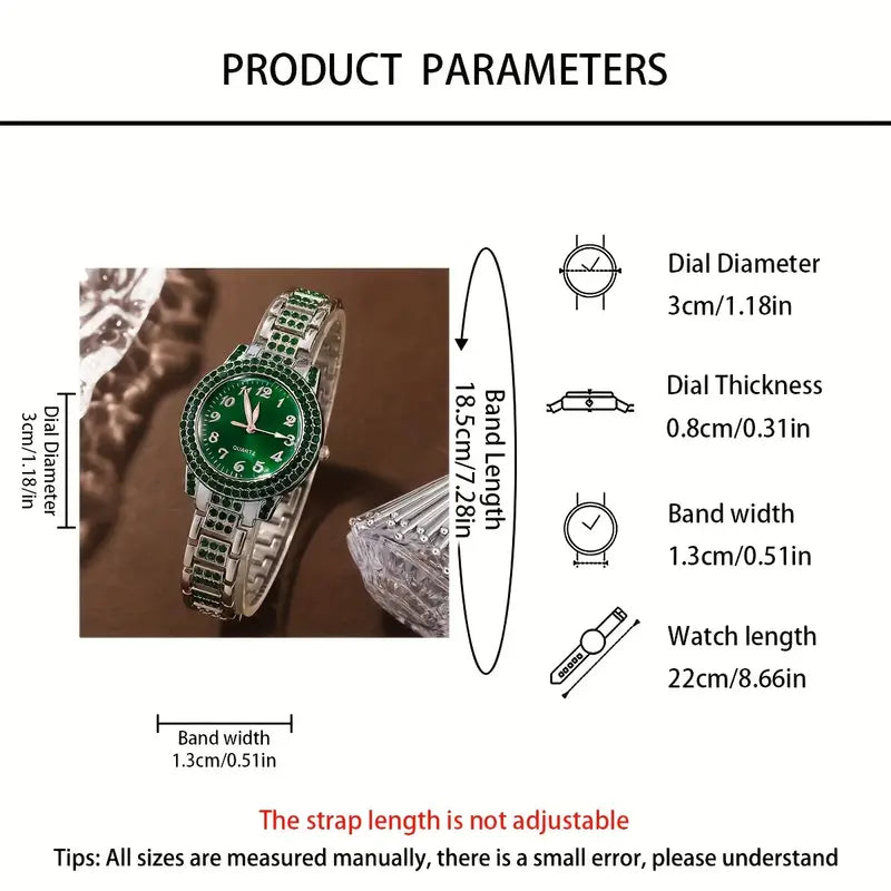 6pcs Women's Quartz Watch Set MUVAYA