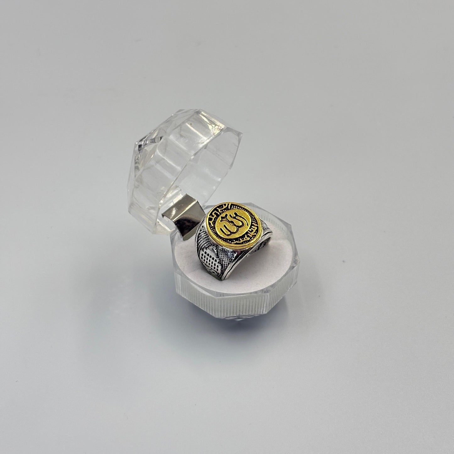 Classic Retro Geometric Patterned Punk Men'S Women'S Ring - MUVAYA