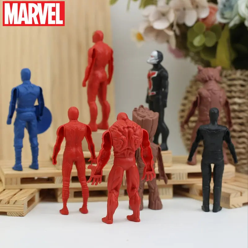 8pcs Marvel Avengers Character Figurines MUVAYA